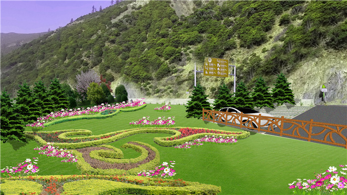 雅江县G318线八角楼乡卧龙寺植被恢复项目设计